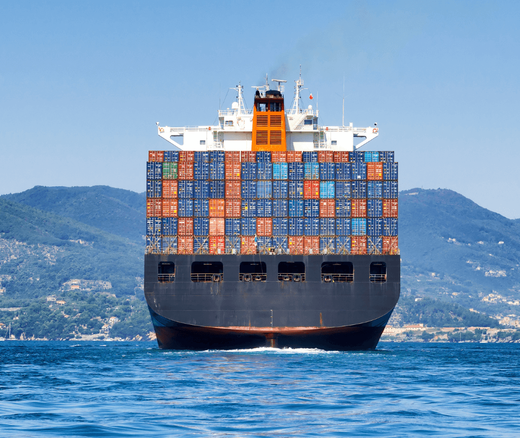 Ship carrying Containers